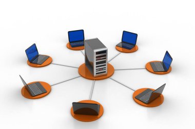 Internet bağlantı kavramı renk arka plan üzerinde