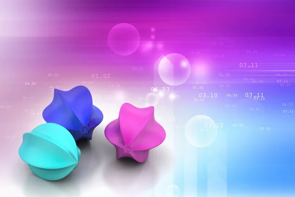 Ilustración Burbujas Colores — Foto de Stock