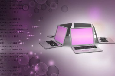 Internet bağlantı kavramı renk arka plan üzerinde