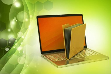 Laptop 3D çizim dosyaları ile