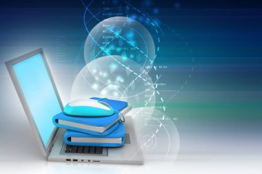 Laptop 3D çizim dosyaları ile