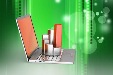 Laptop 3D çizim dosyaları ile