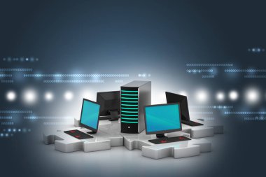 Internet bağlantı kavramı renk arka plan üzerinde