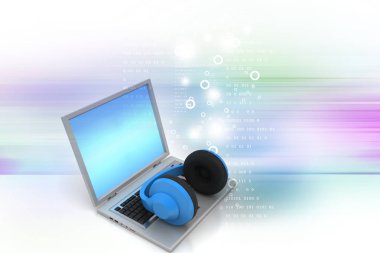 Laptop 3D çizim dosyaları ile