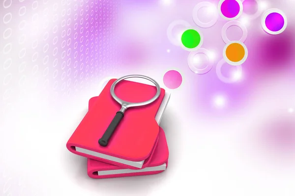 3d illustration of File searching