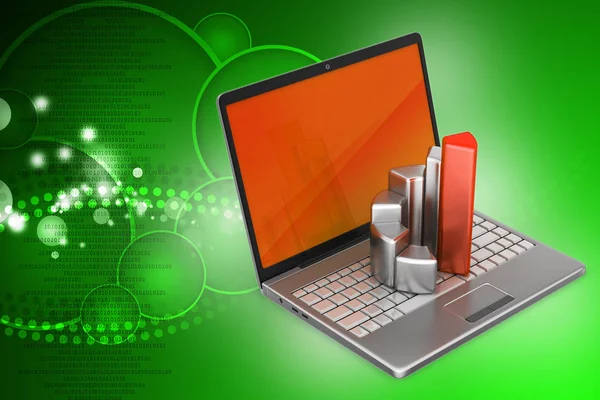 Laptop 3D çizim dosyaları ile