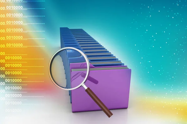 Almacenamiento Datos Concepto Tecnología Información Sobre Fondo Color — Foto de Stock