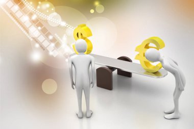 İş takım kavramı. Soyut illüstrasyon