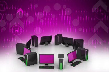 Internet bağlantı kavramı renk arka plan üzerinde