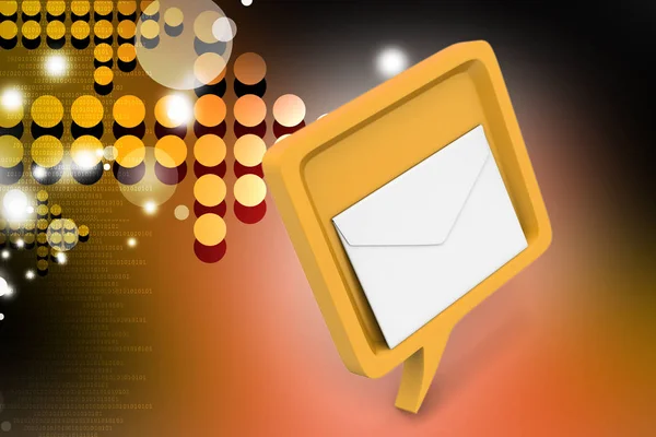 Sending Email Concept Abstract Color Background — Stock Photo, Image