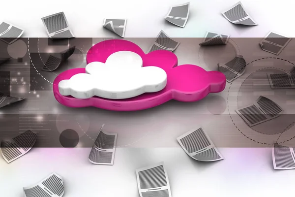 Ilustración Del Concepto Cloud — Foto de Stock