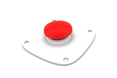 Çekici beyaz arka planda Buzzer