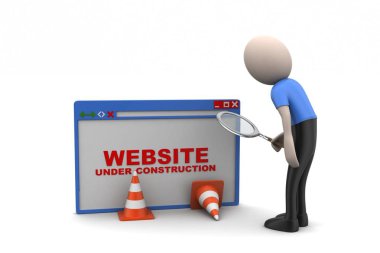 Web küresel internet konsept illüstrasyon