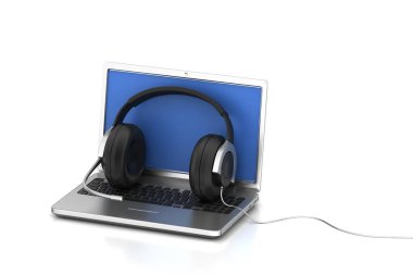 Beyaz arka planda bilgisayar teknolojileri kavramı