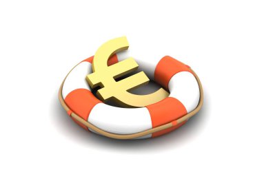 Beyaz arka plan üzerinde izole kavramı kurtarma