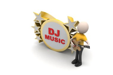 Modern müzik vektör çizim