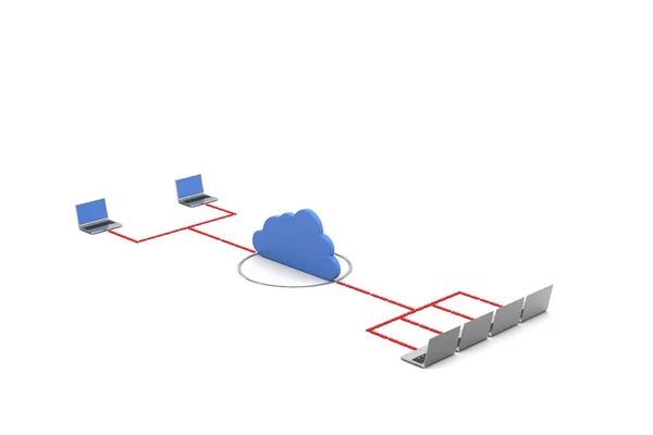 Netwerken totaalconcept — Stockfoto