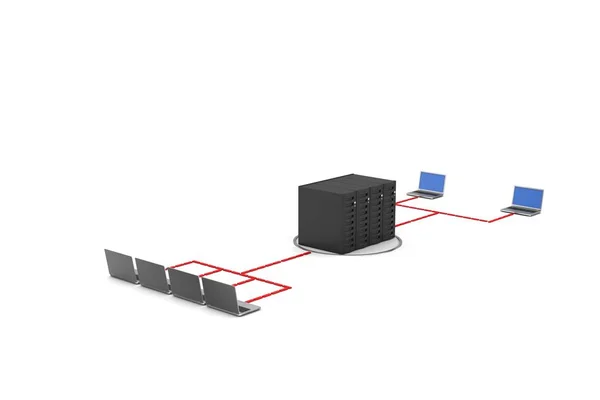 Draadloze netwerk systeem — Stockfoto