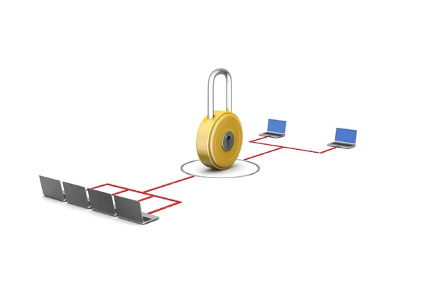 Draadloze netwerk systeem — Stockfoto