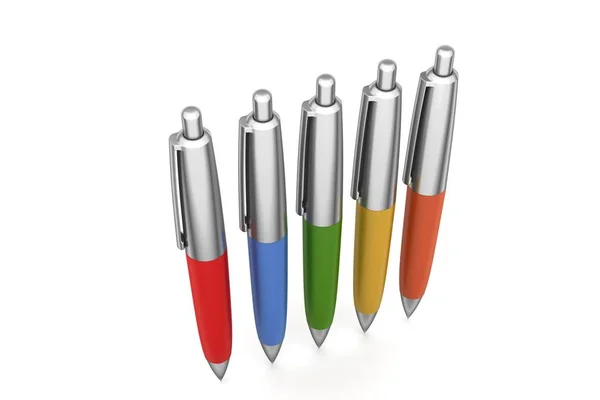 Rendering Corporate Pens Background — Stock Photo, Image