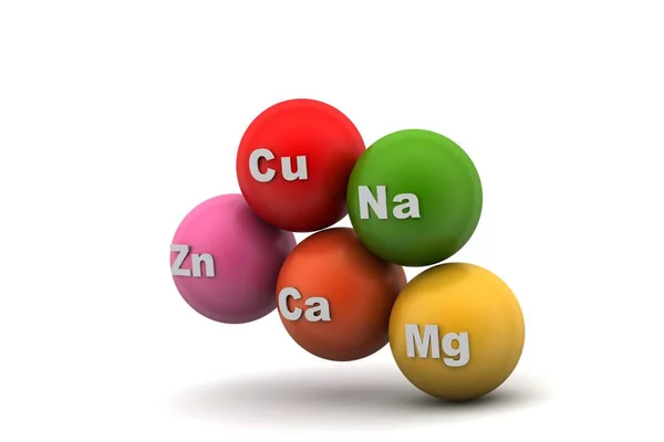 Moleculen Aantrekkelijke Witte Achtergrond — Stockfoto