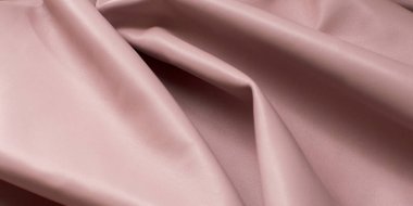 pembe deri arka plan, hacim, buruşturulmuş, doku kumaş