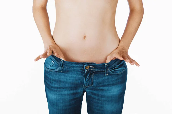 Abdomen Woman Diet — Stock Photo, Image