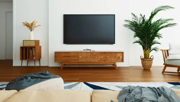 oturma odası, 3d rendering