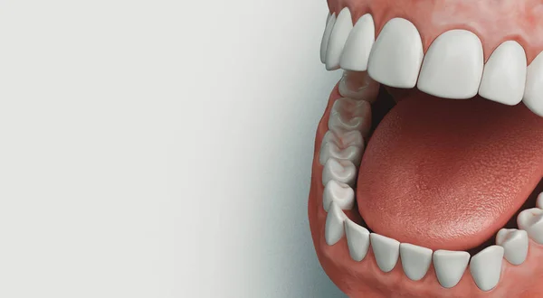 Cuidado Dental Renderizado —  Fotos de Stock