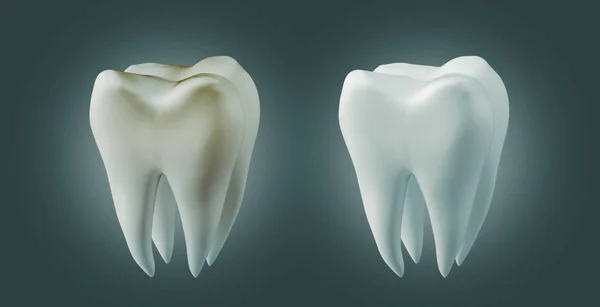 Зуб Догляд Зубами Рендеринг — стокове фото