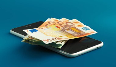 Çevrimiçi para kazanın veya tasarruf edin, 3d render