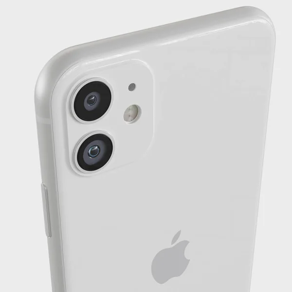 ITALY-22 SEPTEMBER, 2019: Rincian telepon pintar Iphone 11. Iphone 11 mendekat. Apple Mobile terbaru model iphone. Editorial ilustrasi . — Stok Foto