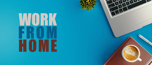 Work from home, social distancing concepts on covid-19 outbreak situation.government policy solution.safety and health. 3d-рендеринг