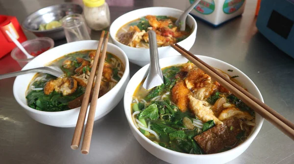 Fideos Vietnamitas Arroz Con Pescado —  Fotos de Stock