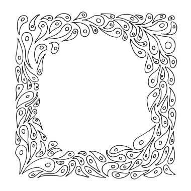 El yazısıyla siyah beyaz kalemle çizilmiş.