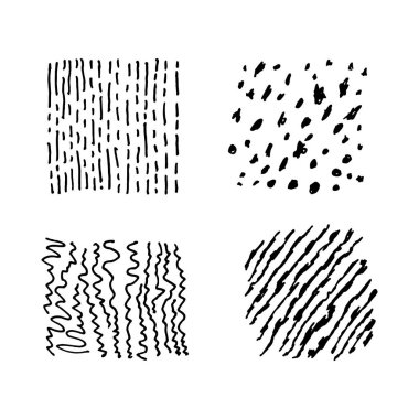 El çizimleri ve desenlerin çizimi.