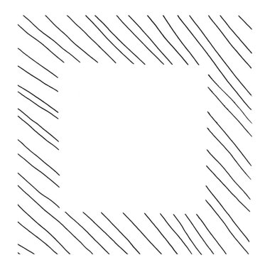 Karalama tarzında elle çizilmiş taslak çerçeveler.