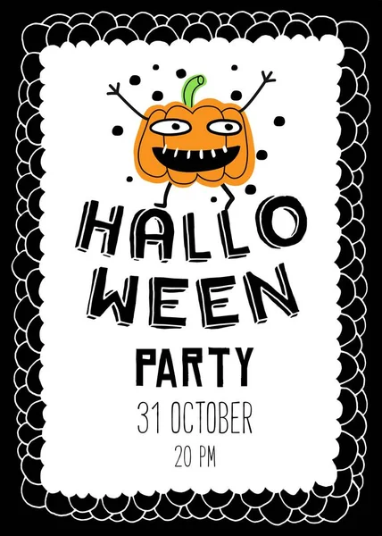 Dikey boyut el çizimi karalama tarzı poster.