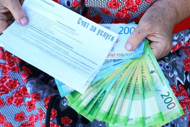Işık ve Rus para kapat-u makbuzu