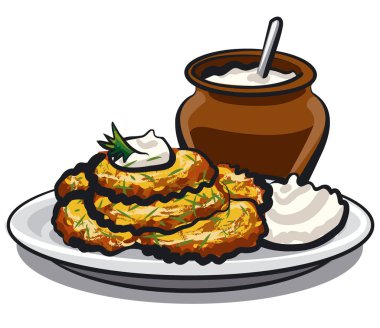 kızarmış patates pancakes