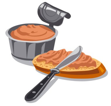 ekmek üzerinde et pate