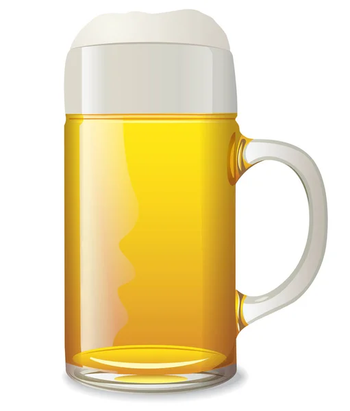 Caneca de cerveja — Vetor de Stock