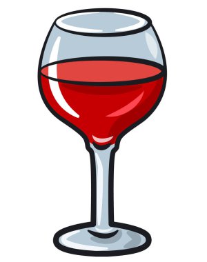 kırmızı şarap kadehi