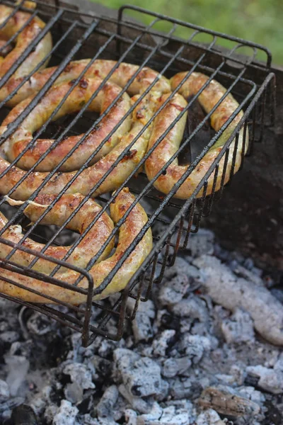 Saucisses grillées — Photo