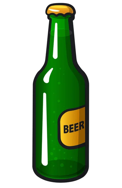 Bottle of a beer — Stock Vector