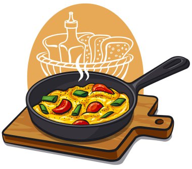  Yağda yumurta.
