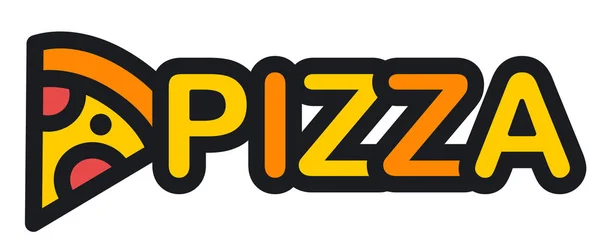 Logo dla pizzeria — Wektor stockowy