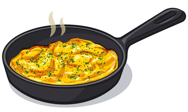 热煎蛋 — 图库矢量图片