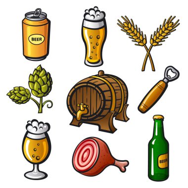 İçecekler bira simgeler