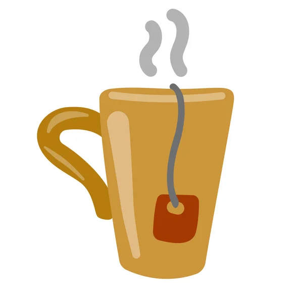 Illustration Mug Tea — Stock Vector